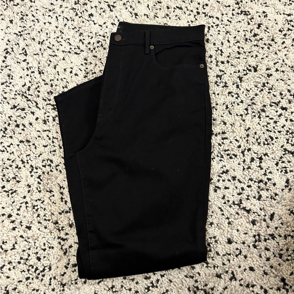 Banana republic high rise skinny fit black jeans